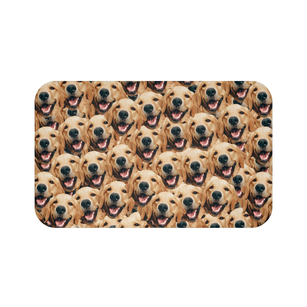 Custom Dog Faces Bath Mat