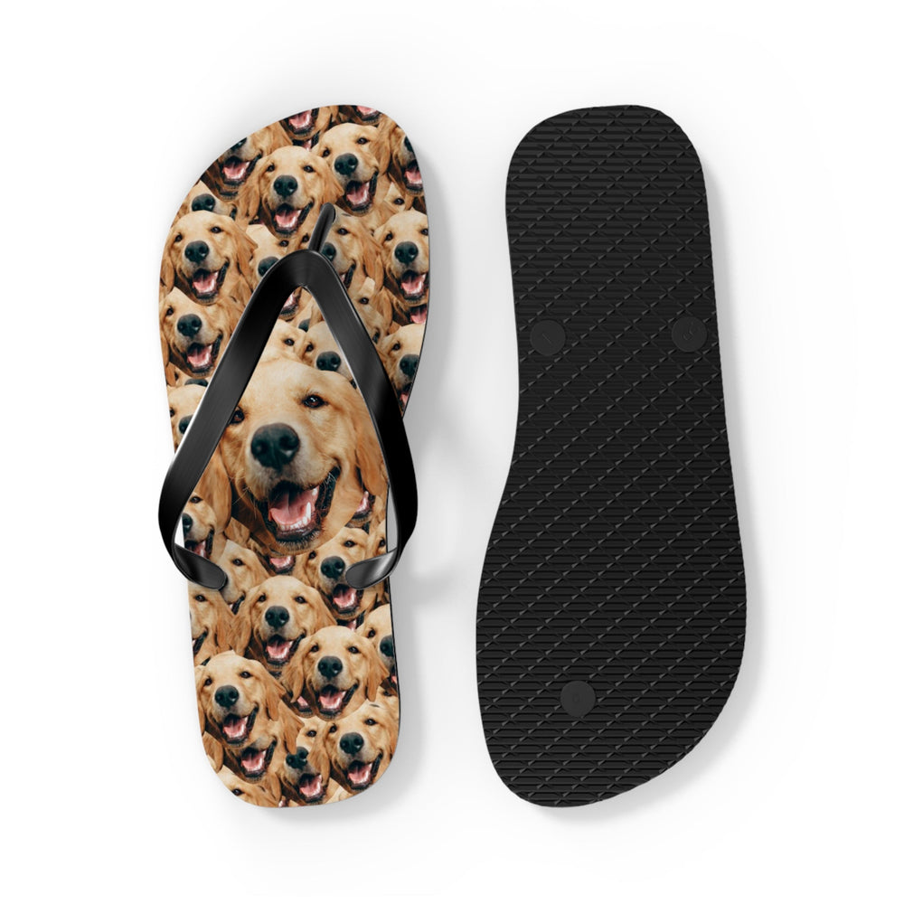 Custom Dog Faces Flip Flops