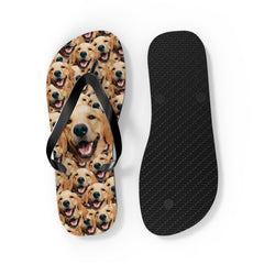 Custom Dog Faces Flip Flops