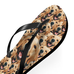Custom Dog Faces Flip Flops