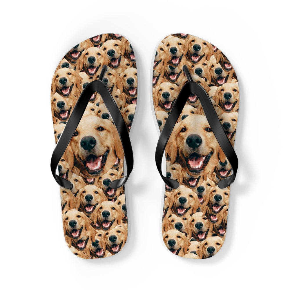 Custom Dog Faces Flip Flops