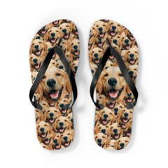 Custom Dog Faces Flip Flops