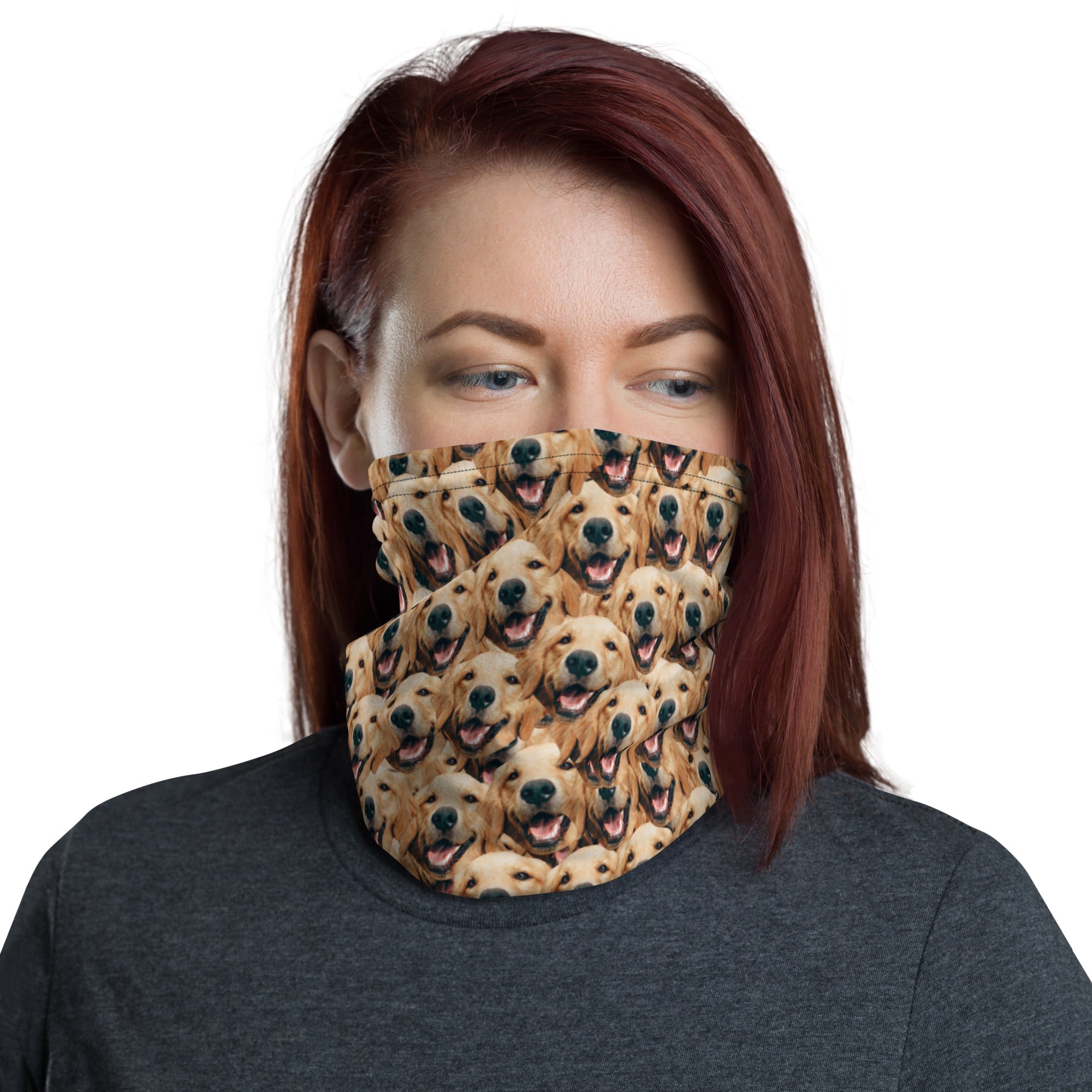 Custom Dog Faces Neck Gaiter Secondary image