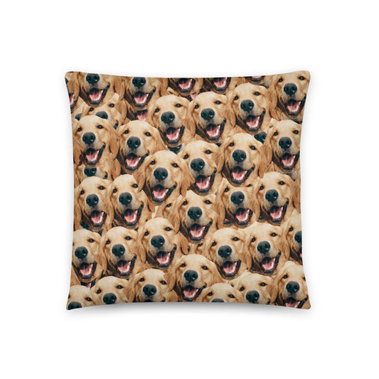 Custom Dog Faces Pillow