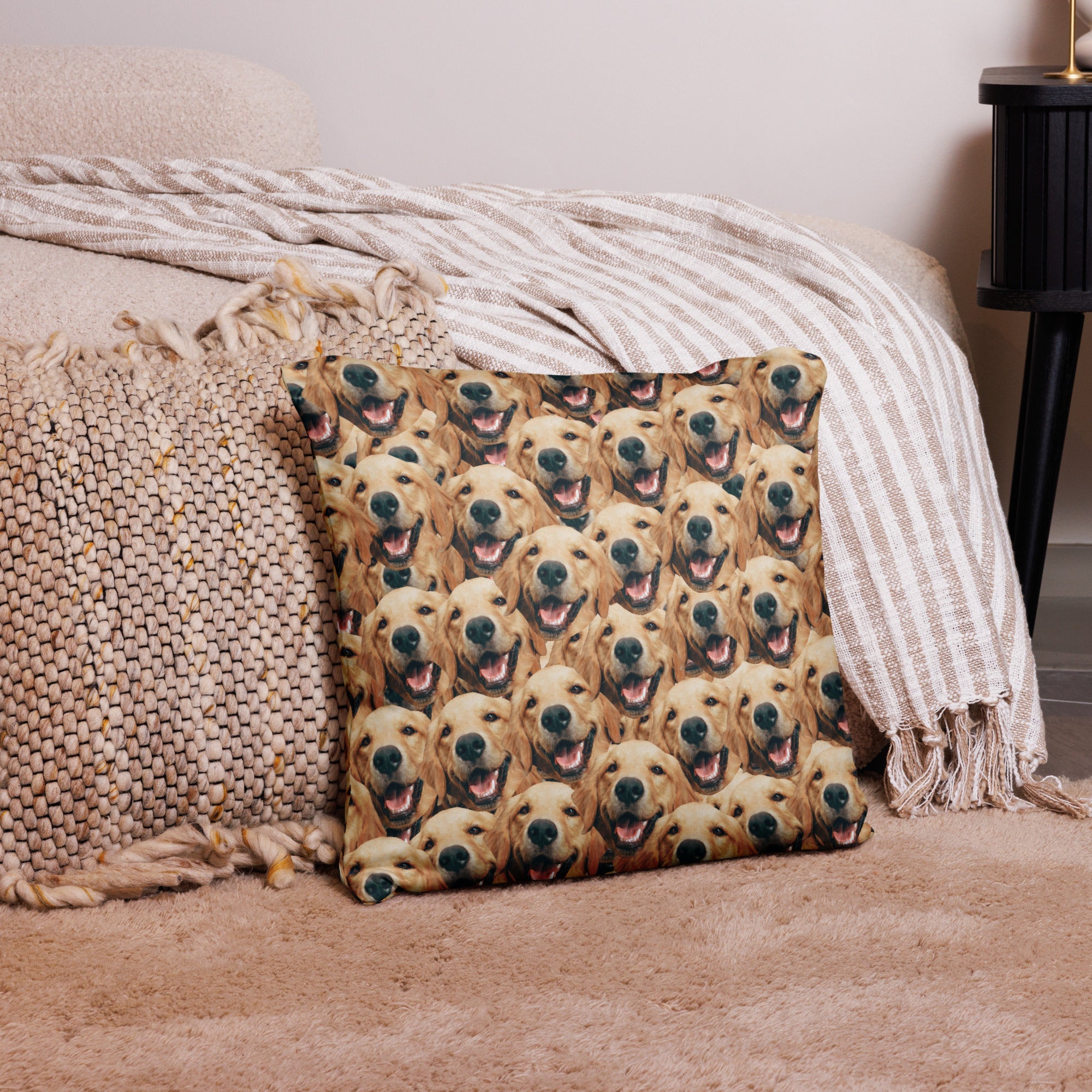 Custom Dog Faces Pillow