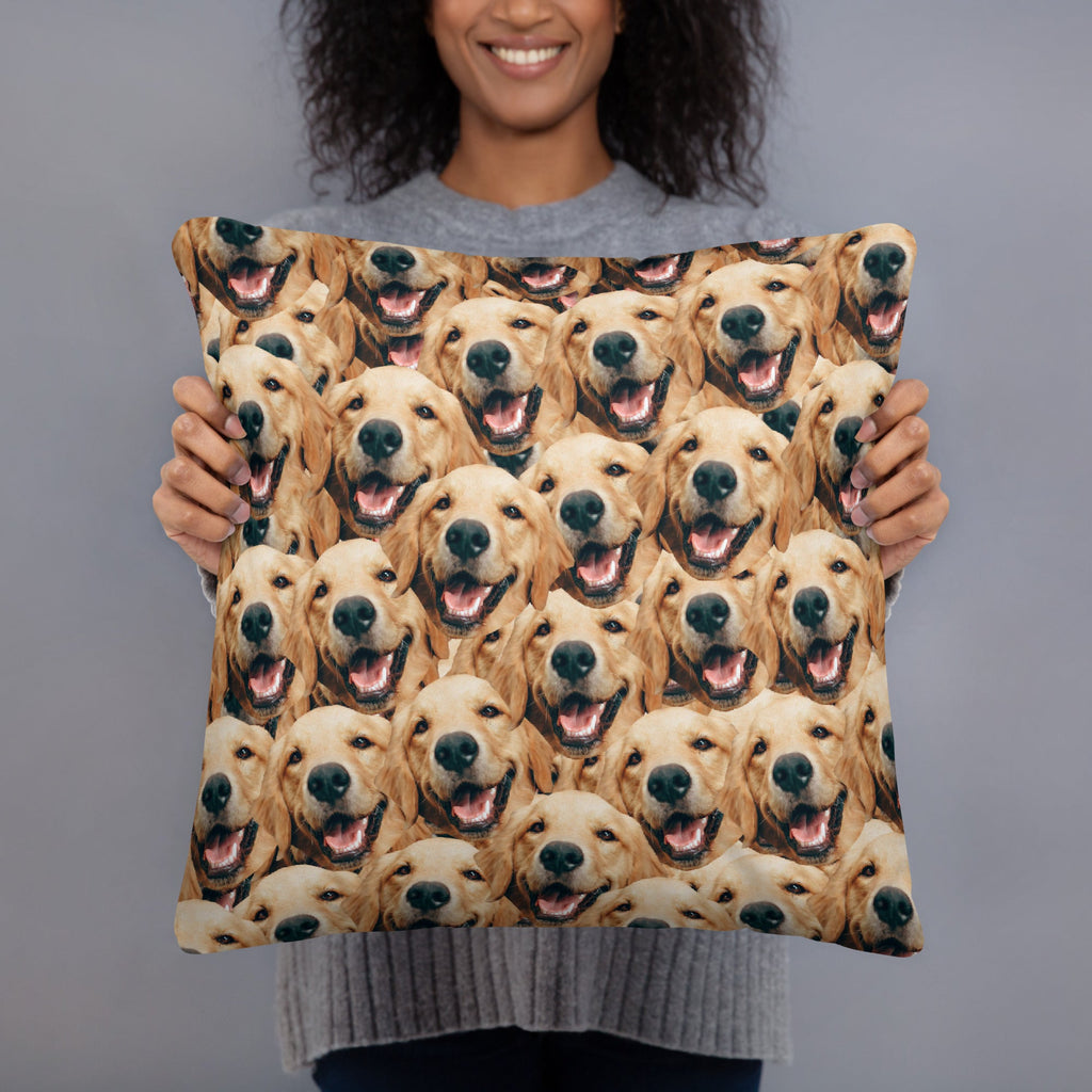 Custom Dog Faces Pillow