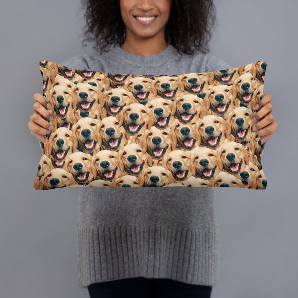 Custom Dog Faces Pillow