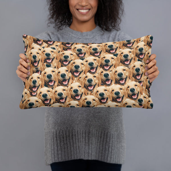 Custom Dog Faces Pillow