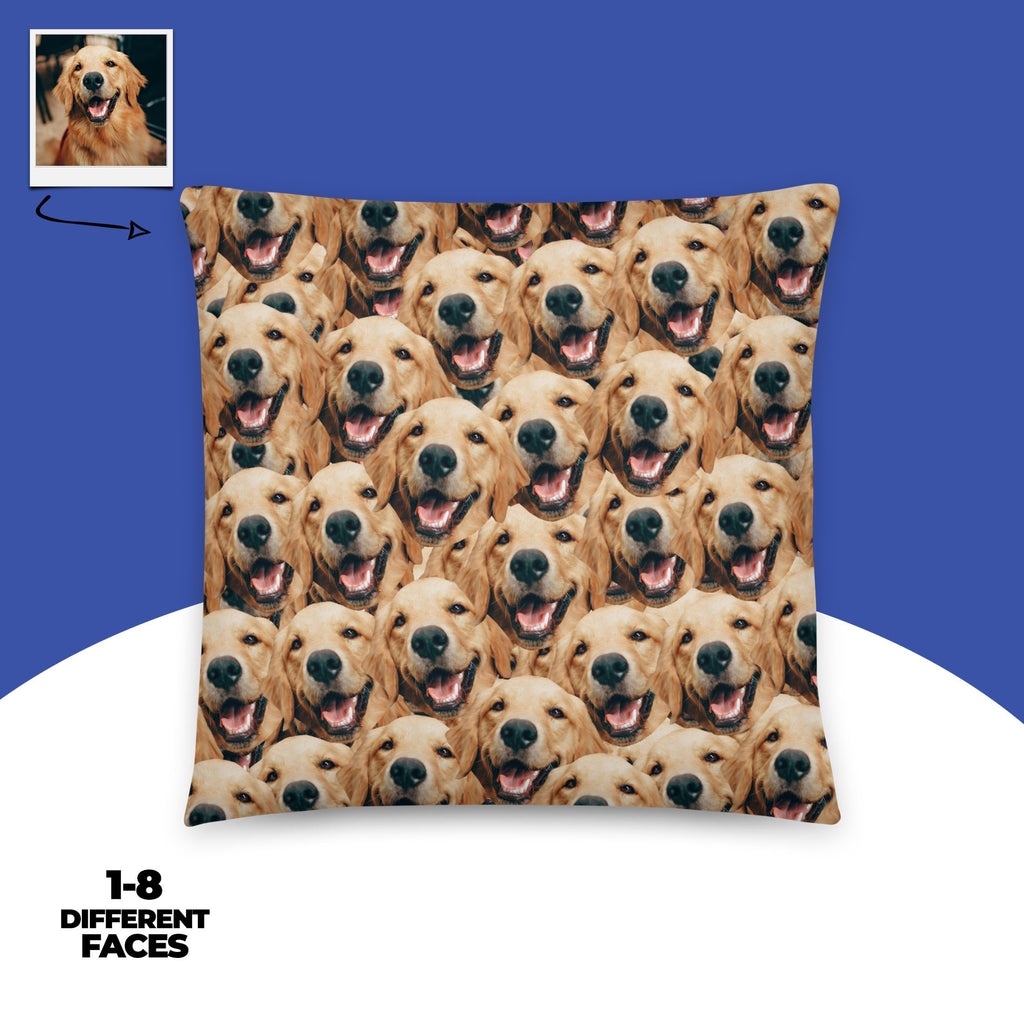Custom Dog Faces Pillow