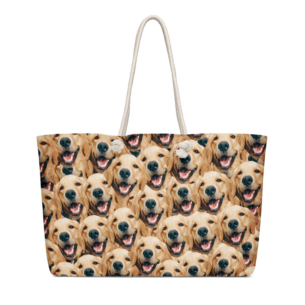 Custom Dog Faces Weekender Bag