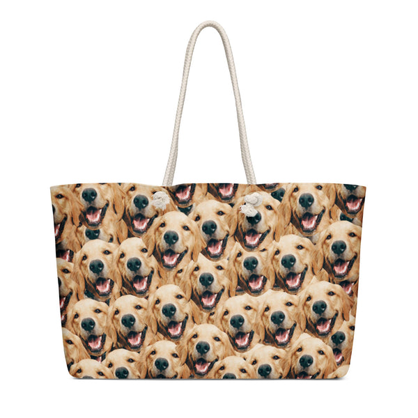 Custom Dog Faces Weekender Bag