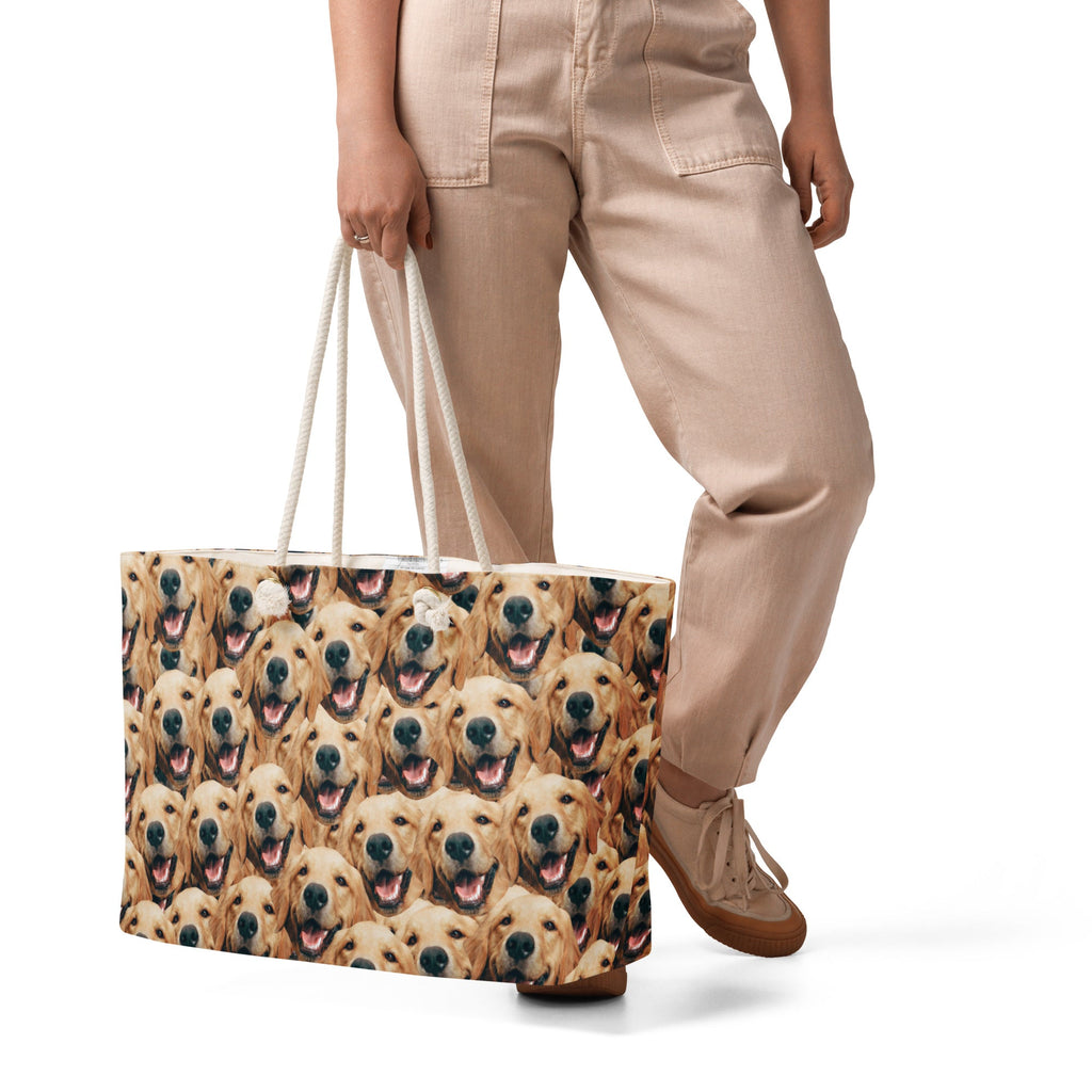 Custom Dog Faces Weekender Bag