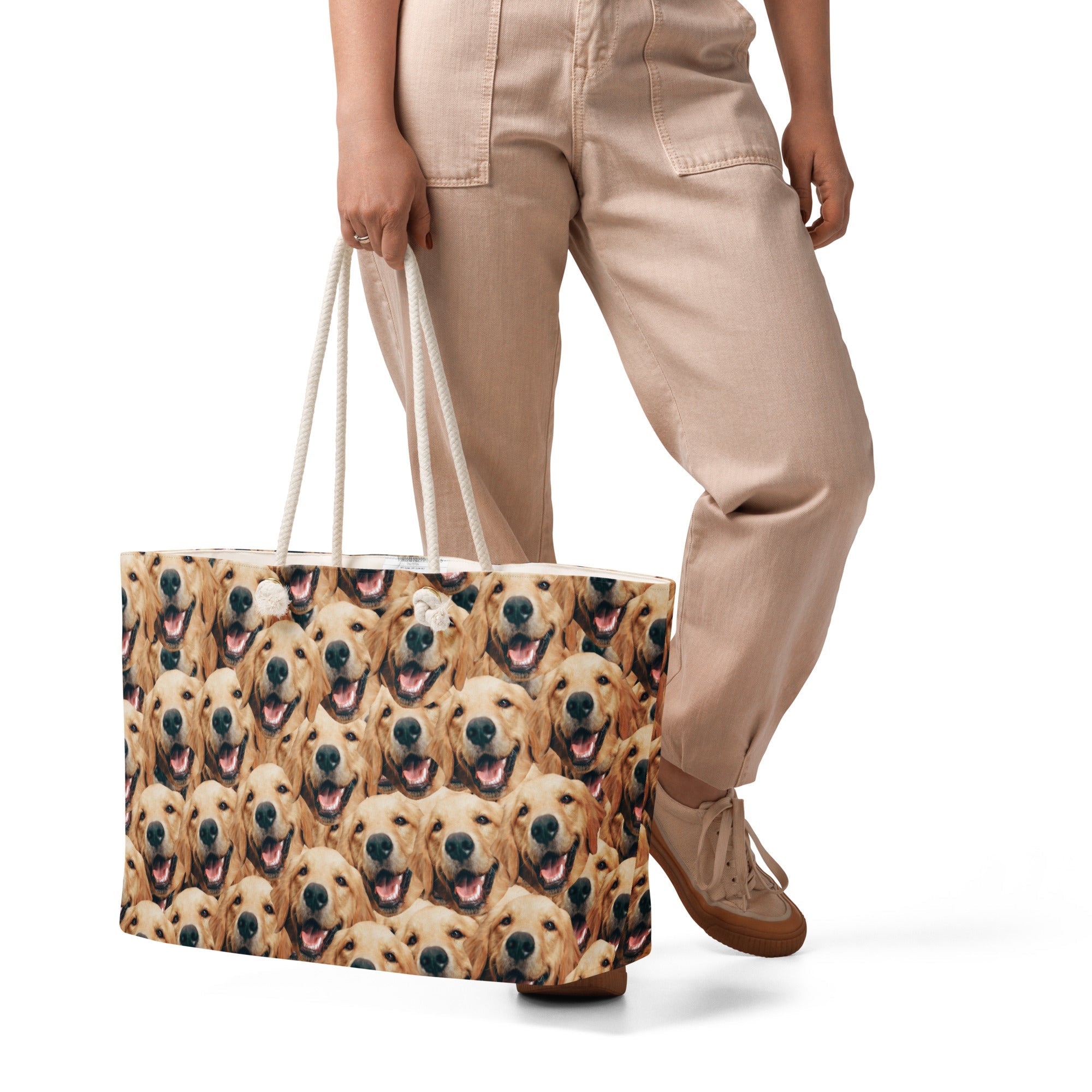 Custom Dog Faces Weekender Bag