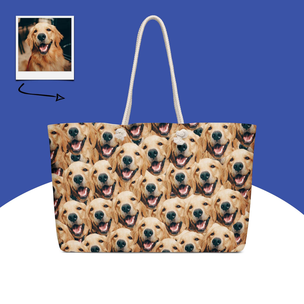 Custom Dog Faces Weekender Bag