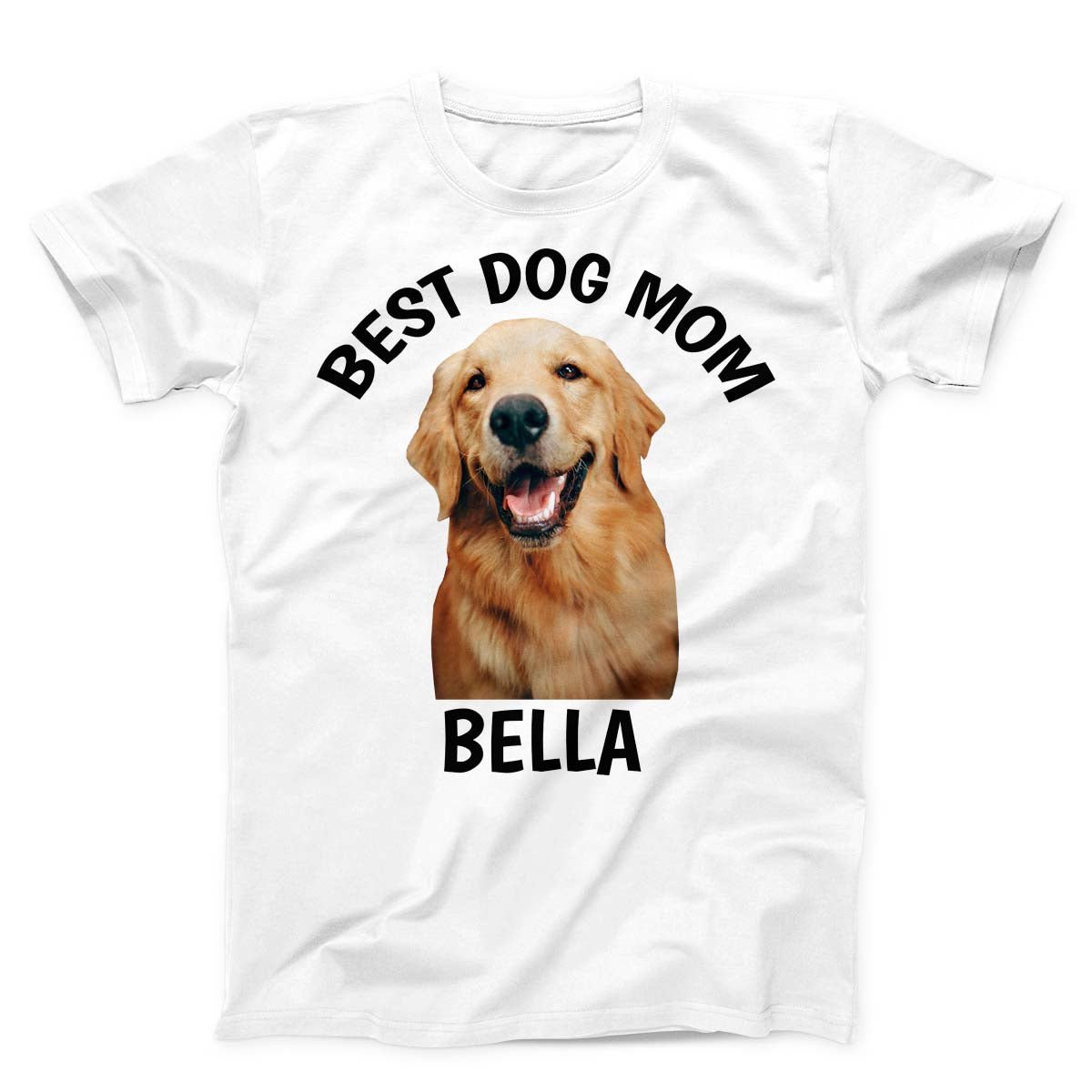 Custom Dog Mom T-shirt Secondary image