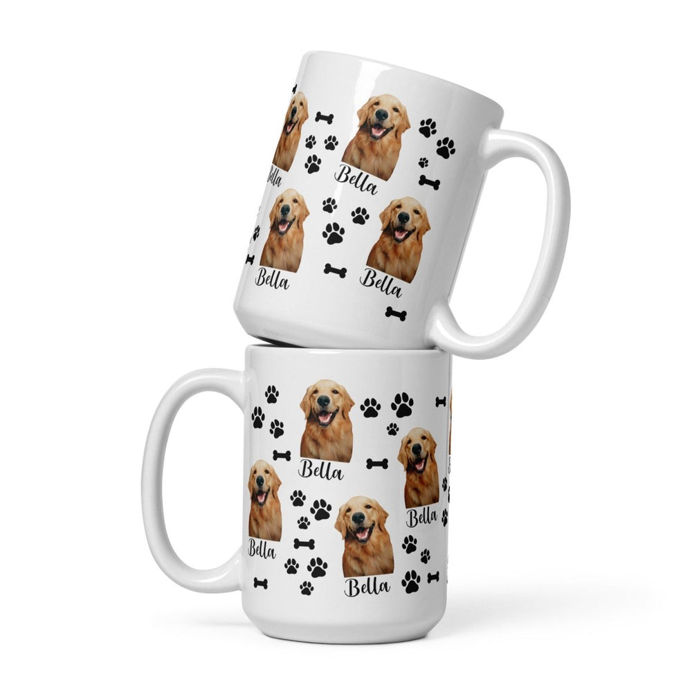 Custom Dog Photo Mug With Name