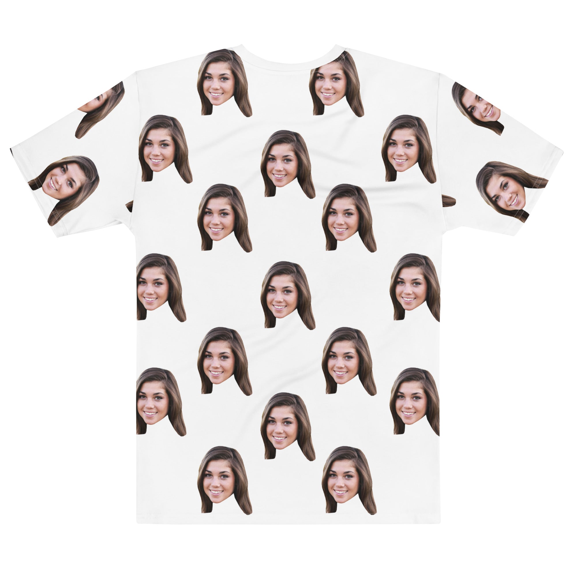 Custom Face All Over Print T-Shirt Secondary image