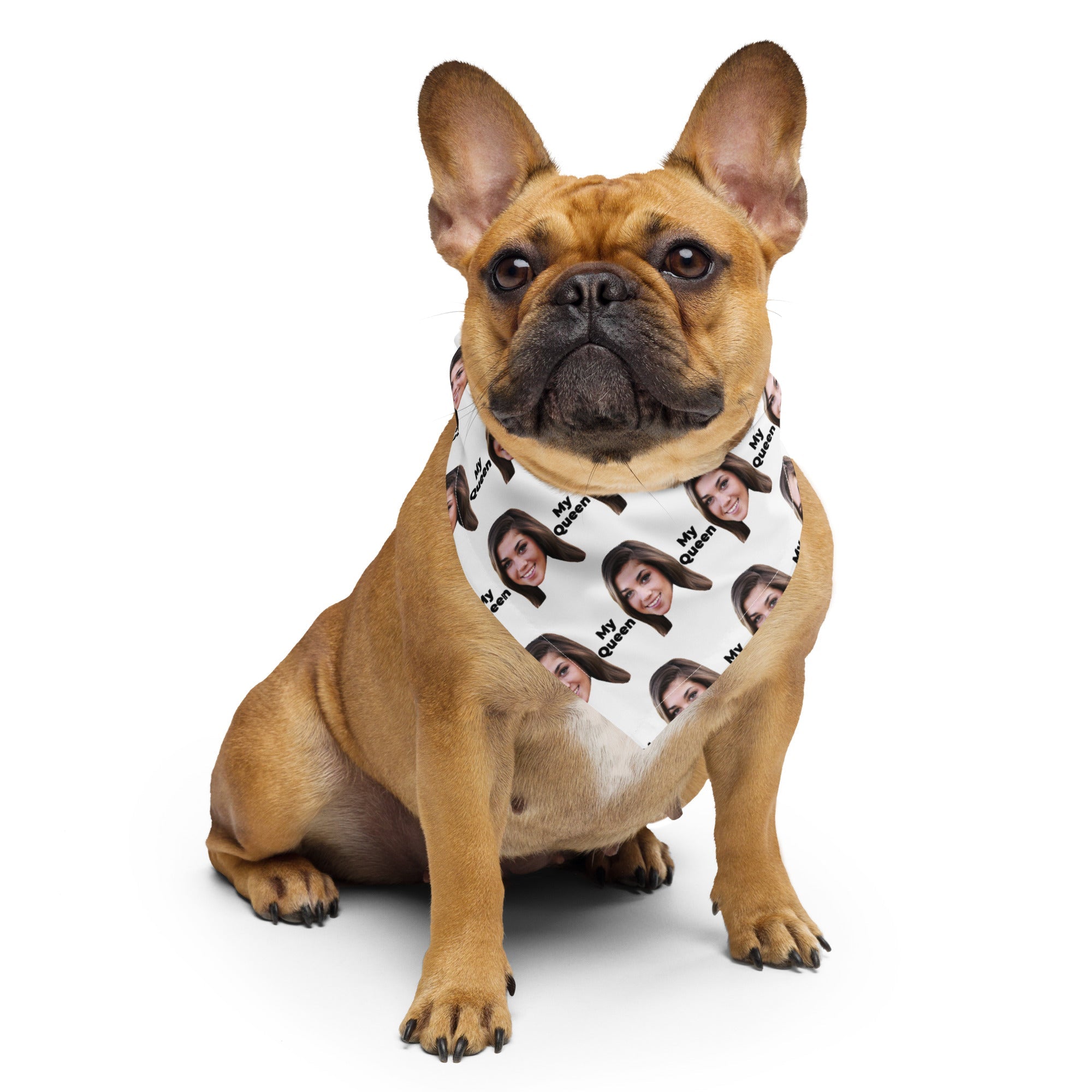 Custom Face Bandana With Text