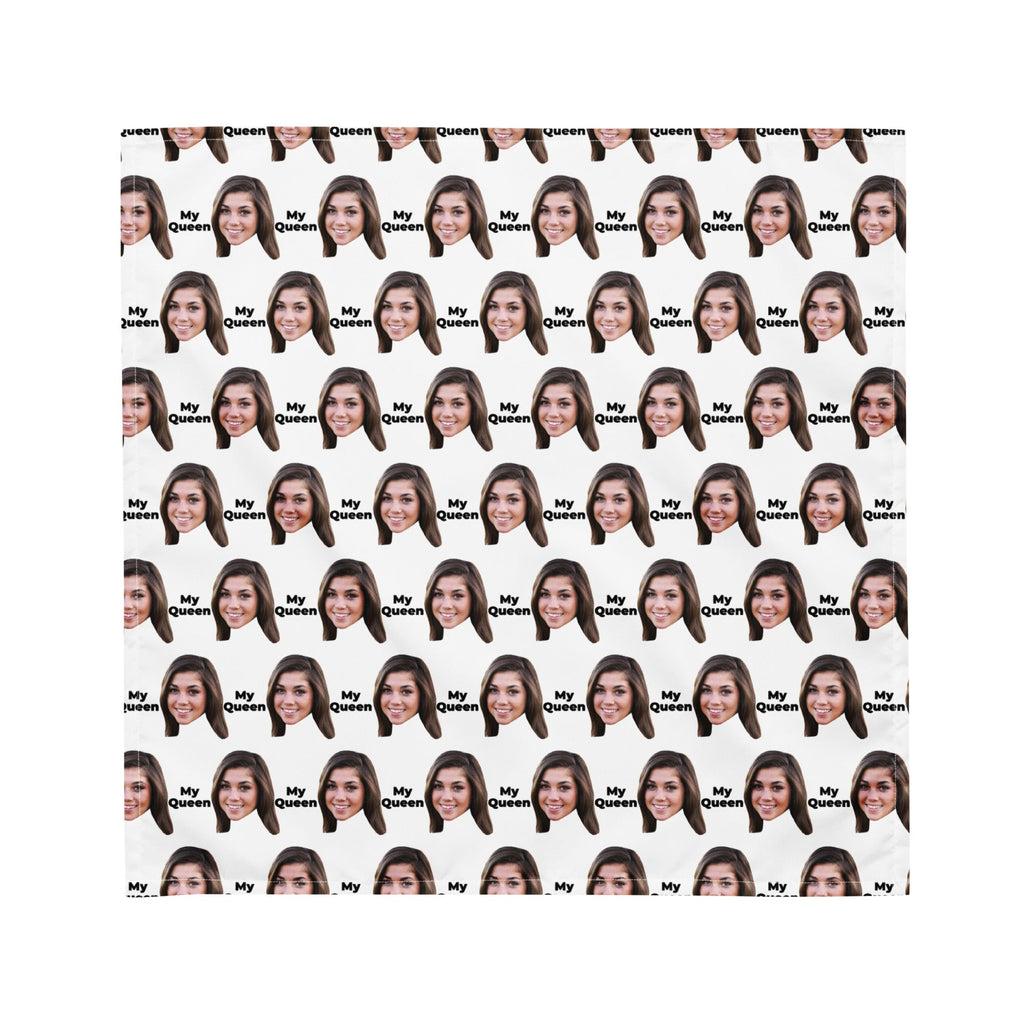 Custom Face Bandana With Text