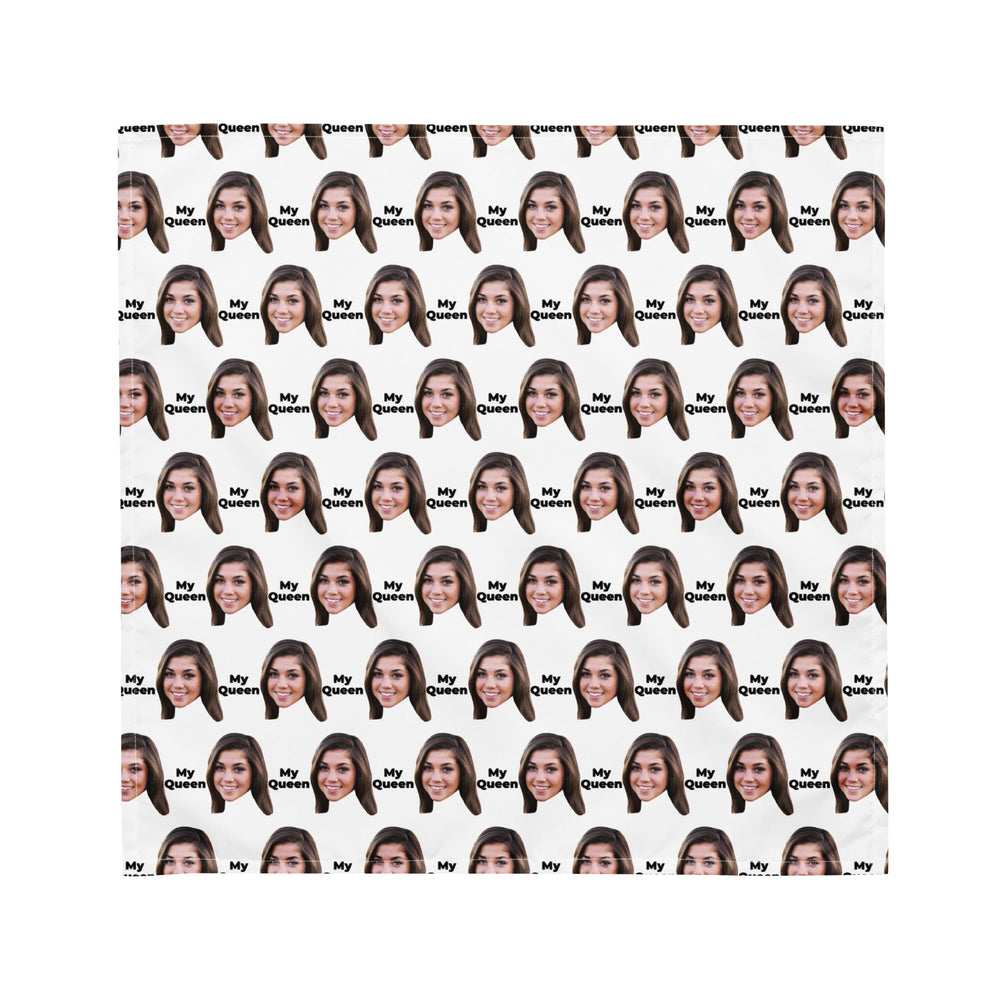 Custom Face Bandana With Text