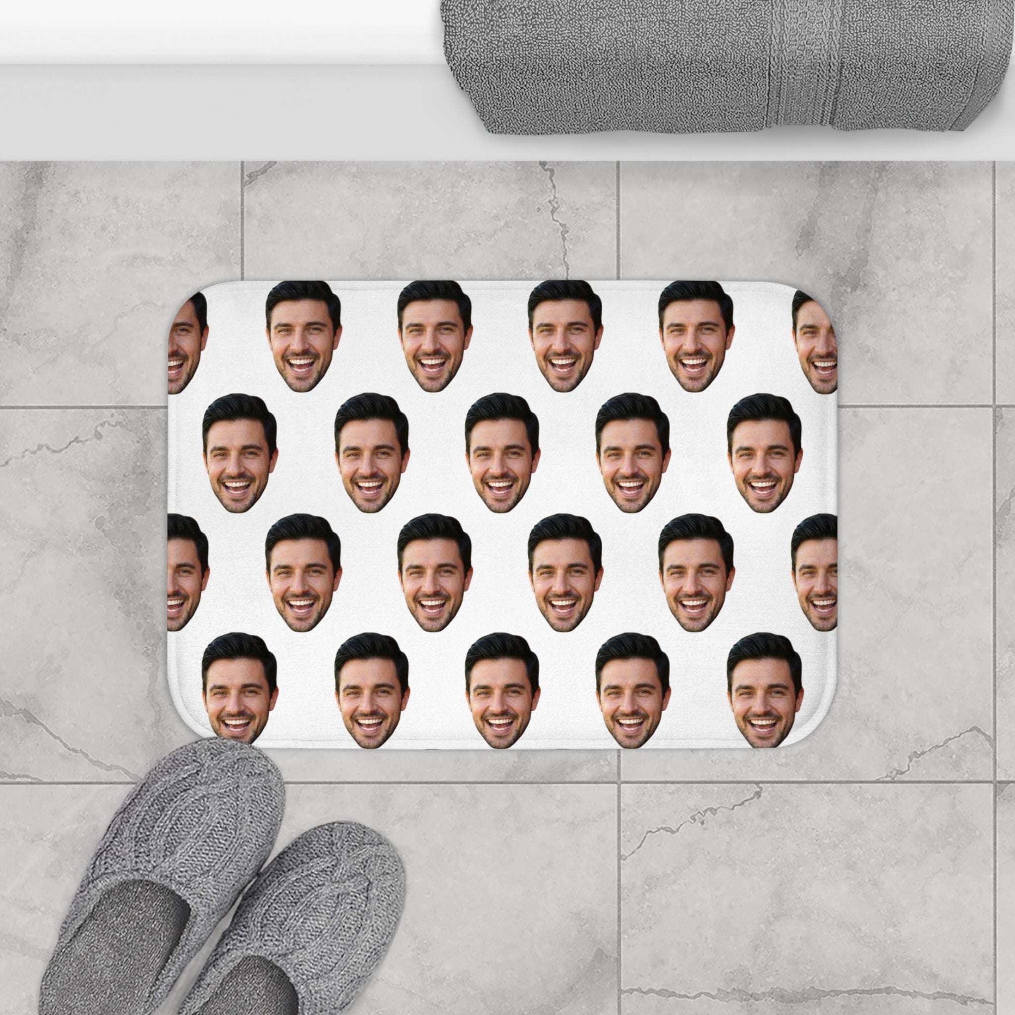 Custom Face Bath Mat Secondary image