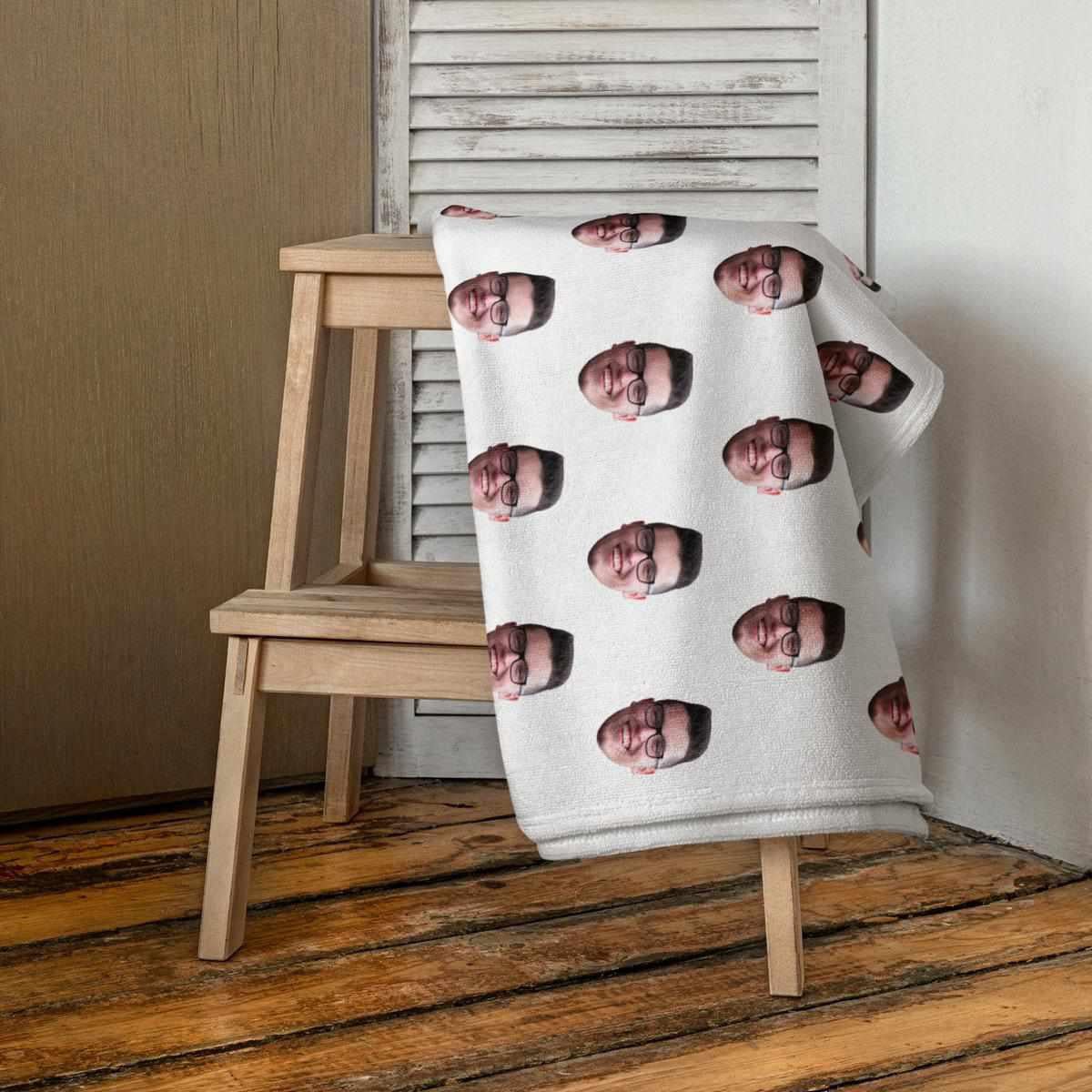 Custom Face Beach Towel