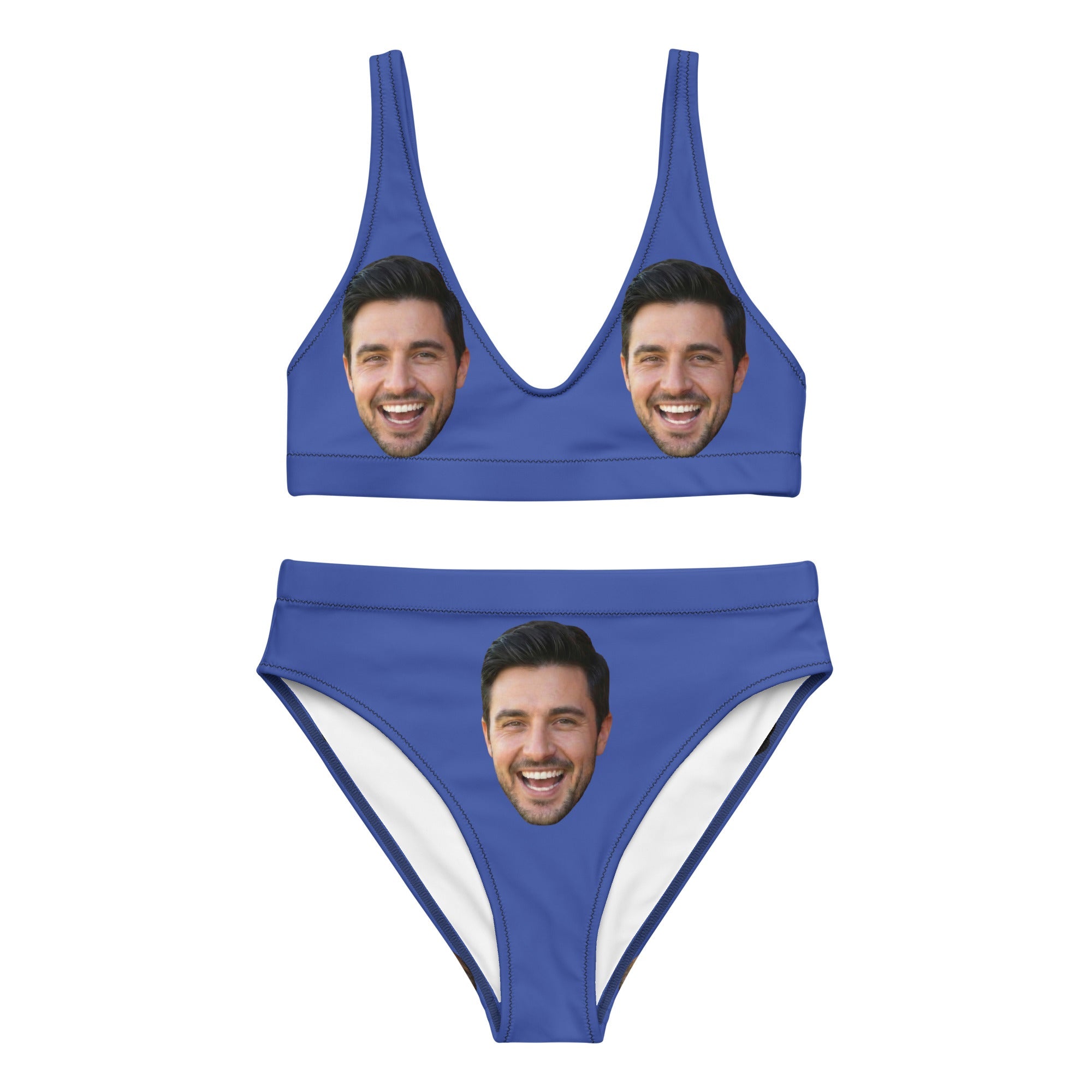 Custom Face Bikini Set Personalized Photo Swimsuit Gift