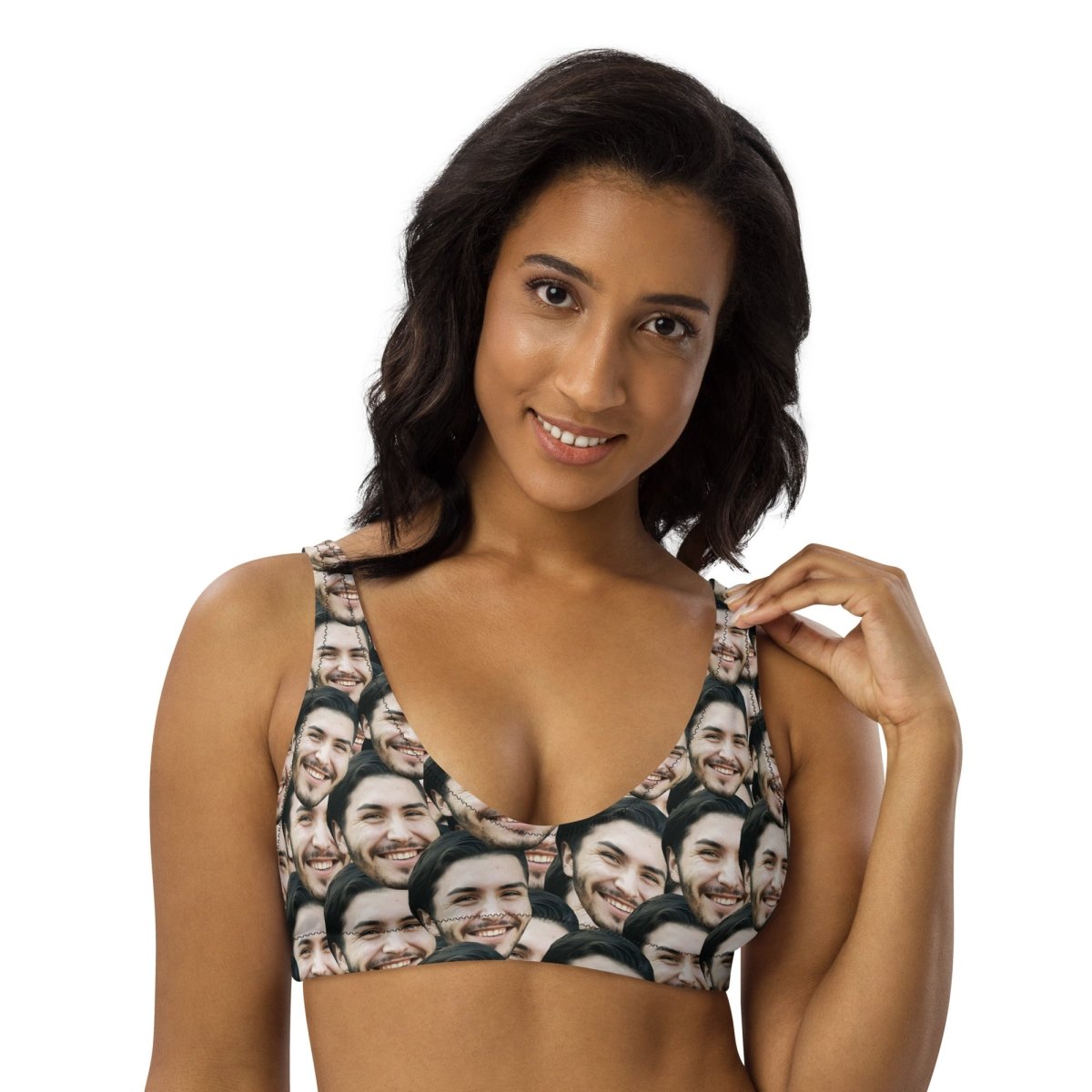 Custom Face Bikini Top Personalized Swimwear Secondary image