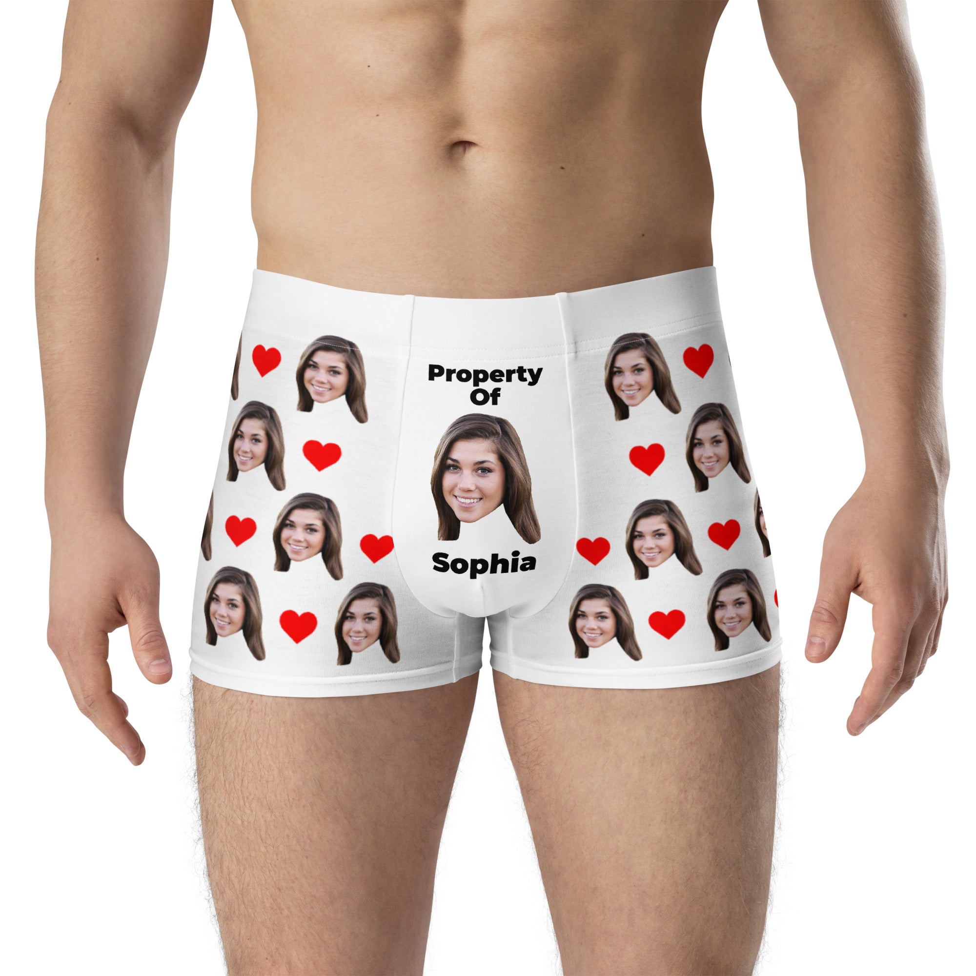 Personalized Face Boxers WIth Text Secondary image