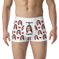 Custom Face Boxer Briefs Personalized Photo Boxers Face On Underwear Funny Gift For Him Husband