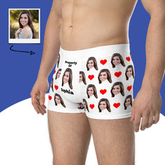 Custom Face Boxer Briefs Personalized Photo Boxers Face On Underwear Funny Gift For Him Husband
