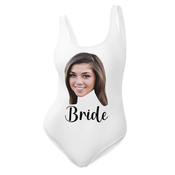 Custom Face Bride Swimsuit
