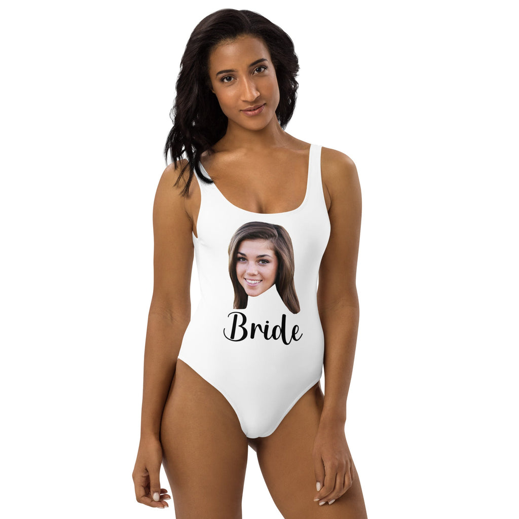 Custom Face Bride Swimsuit