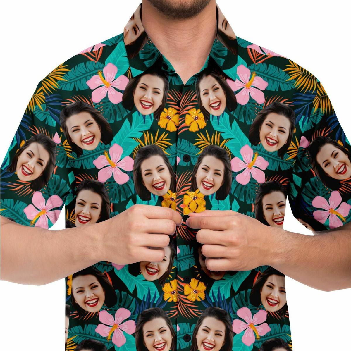 Custom Face Hawaiian Shirt Secondary image