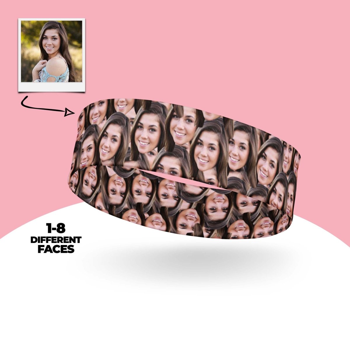 Custom Faces Headband Main image