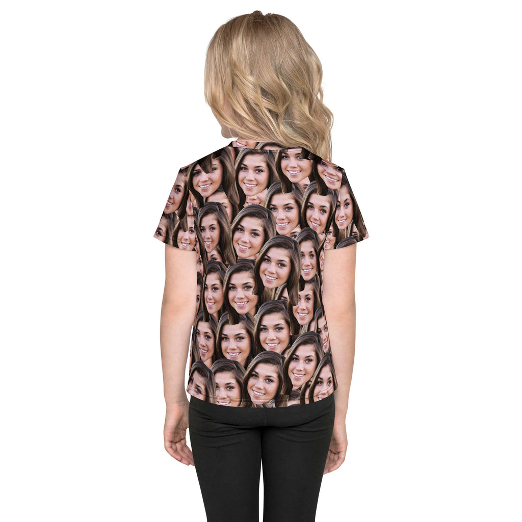 Custom Face Mash Kids T-Shirt