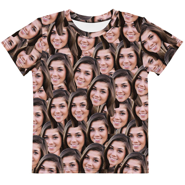 Custom Face Mash Kids T-Shirt
