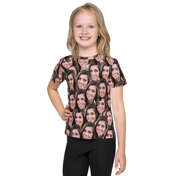 Custom Face Mash Kids T-Shirt