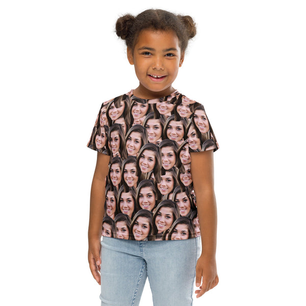 Custom Face Mash Kids T-Shirt