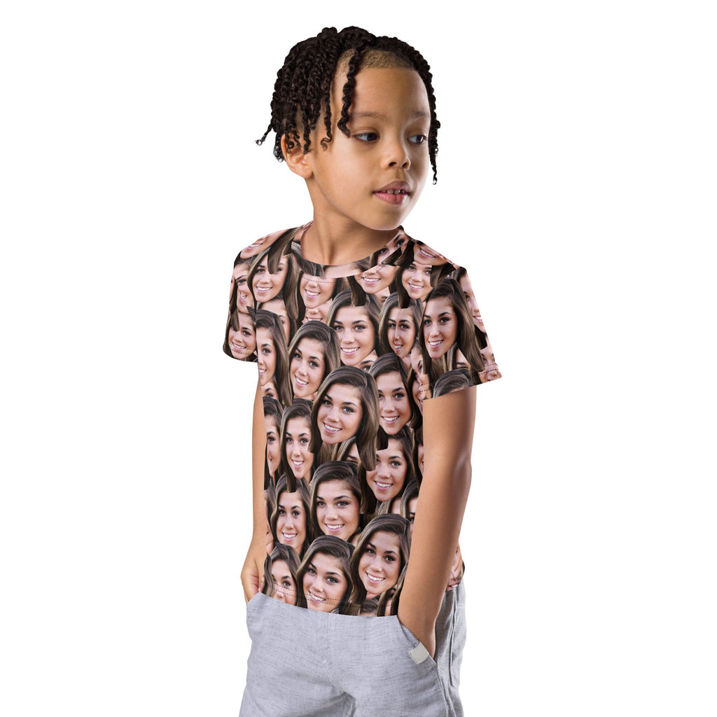 Custom Face Mash Kids T-Shirt