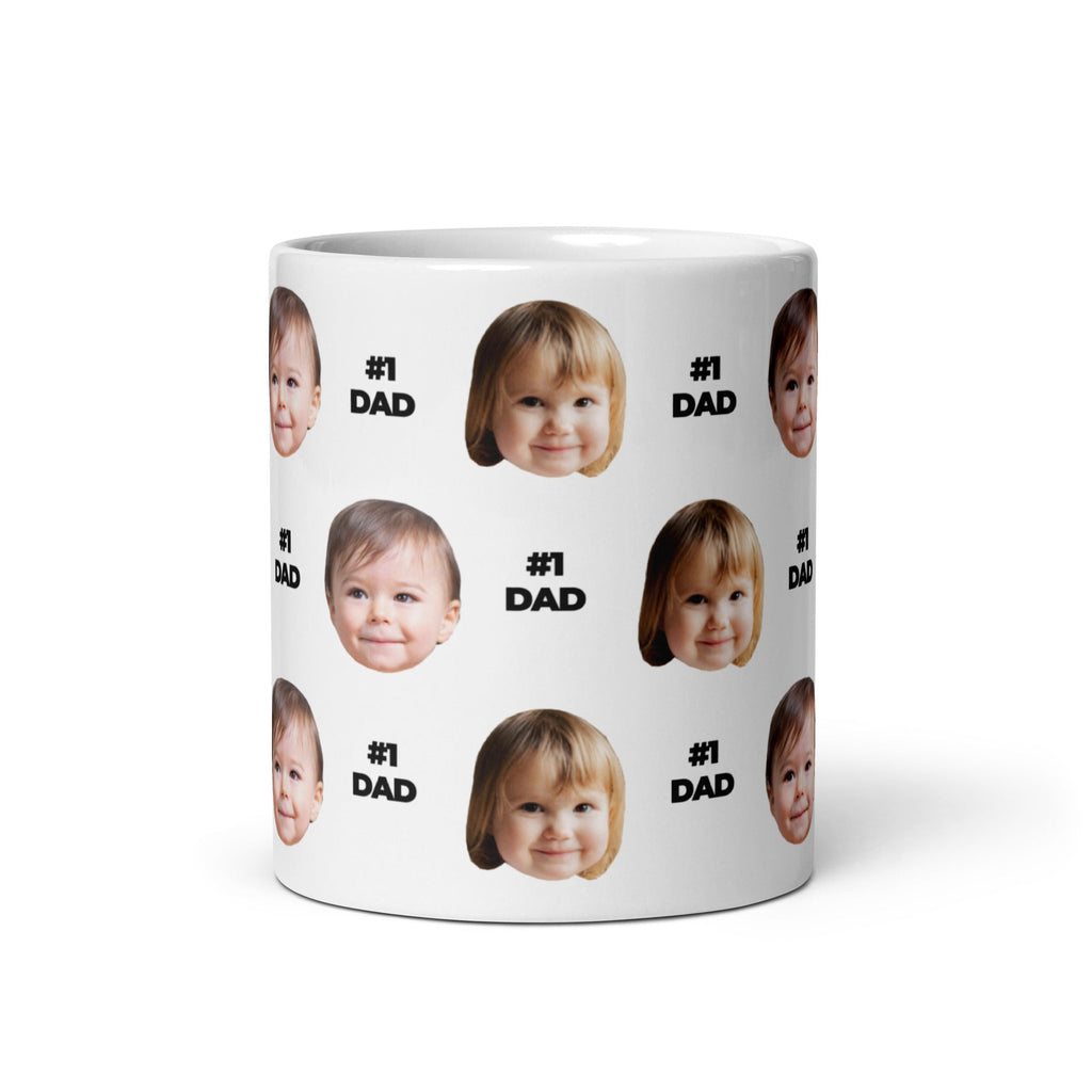 Custom Face Number 1 Dad Mug