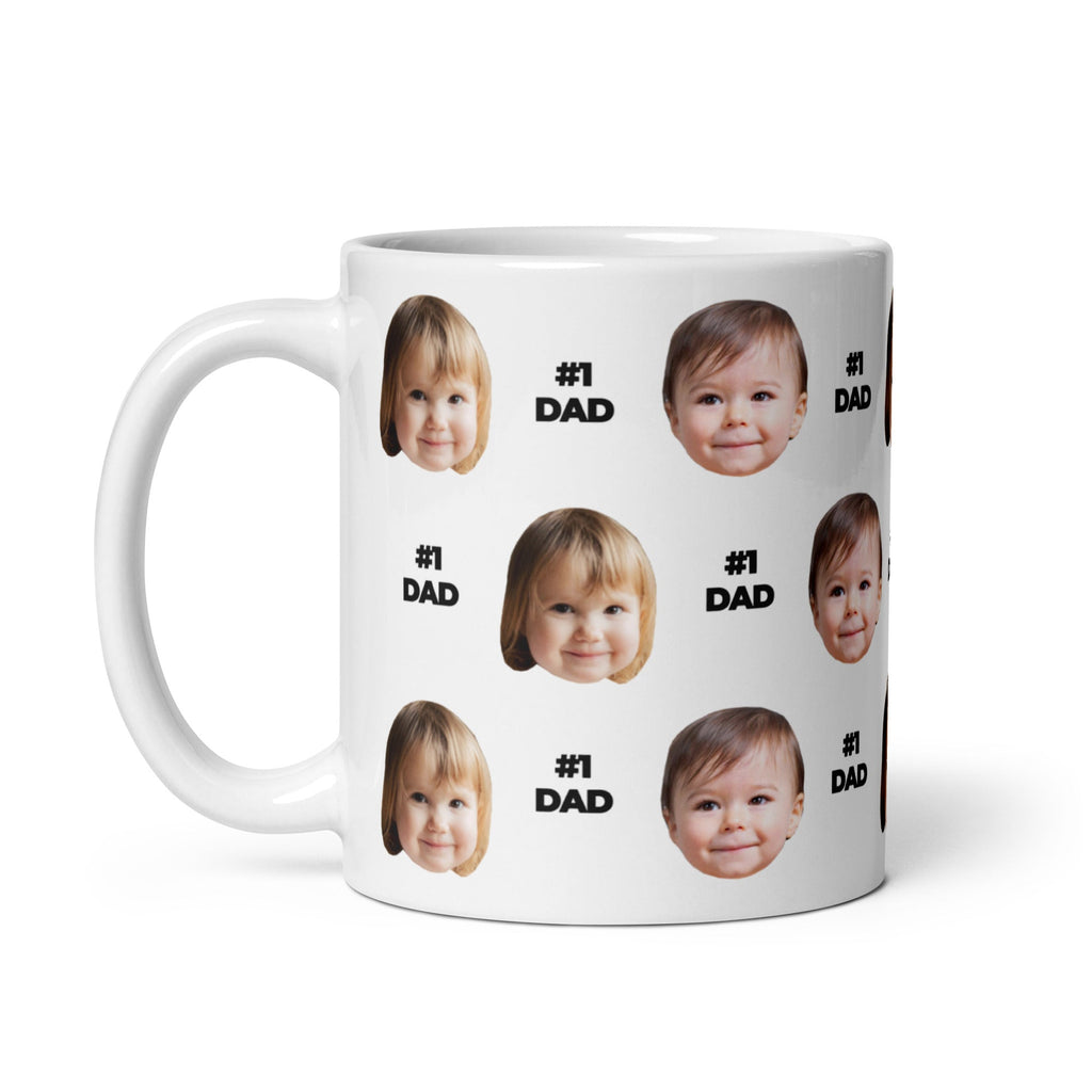 Custom Face Number 1 Dad Mug