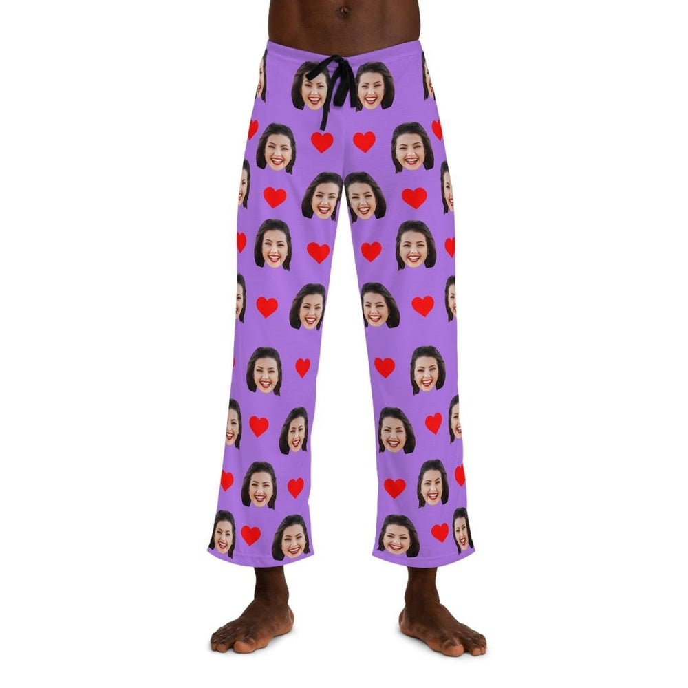 Custom Face Pajama Heart Prints