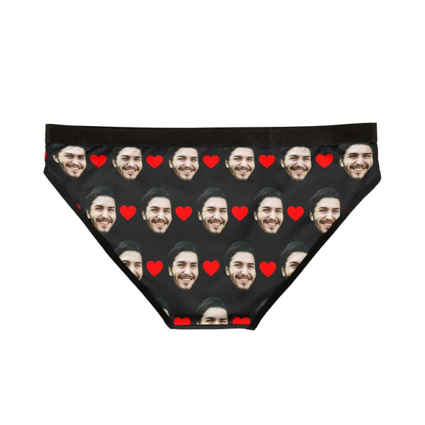 Custom Face Panties With Hearts