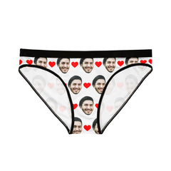 Custom Face Panties With Hearts