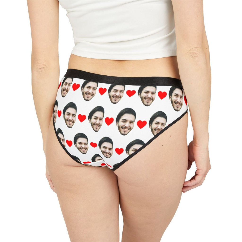 Custom Face Panties With Hearts