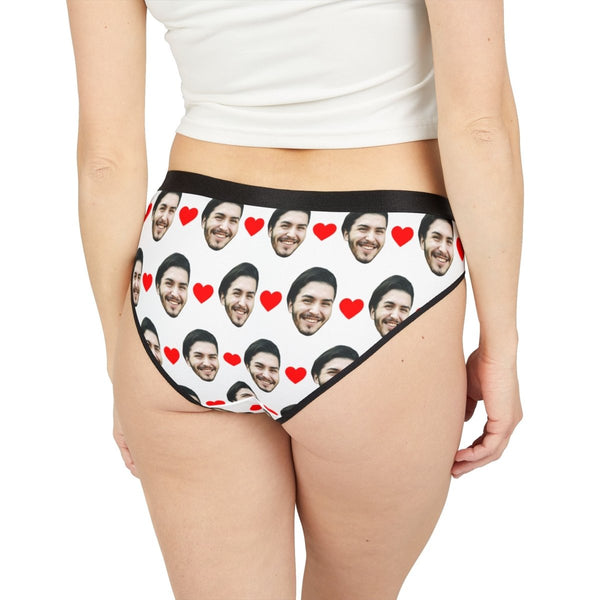 Custom Face Panties With Hearts