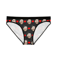 Custom Face Panties With Hearts