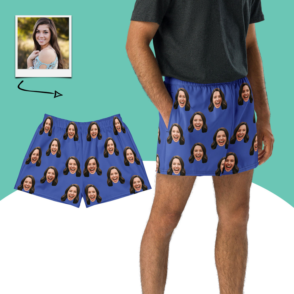 Custom Face Shorts Funny Personalized Gift