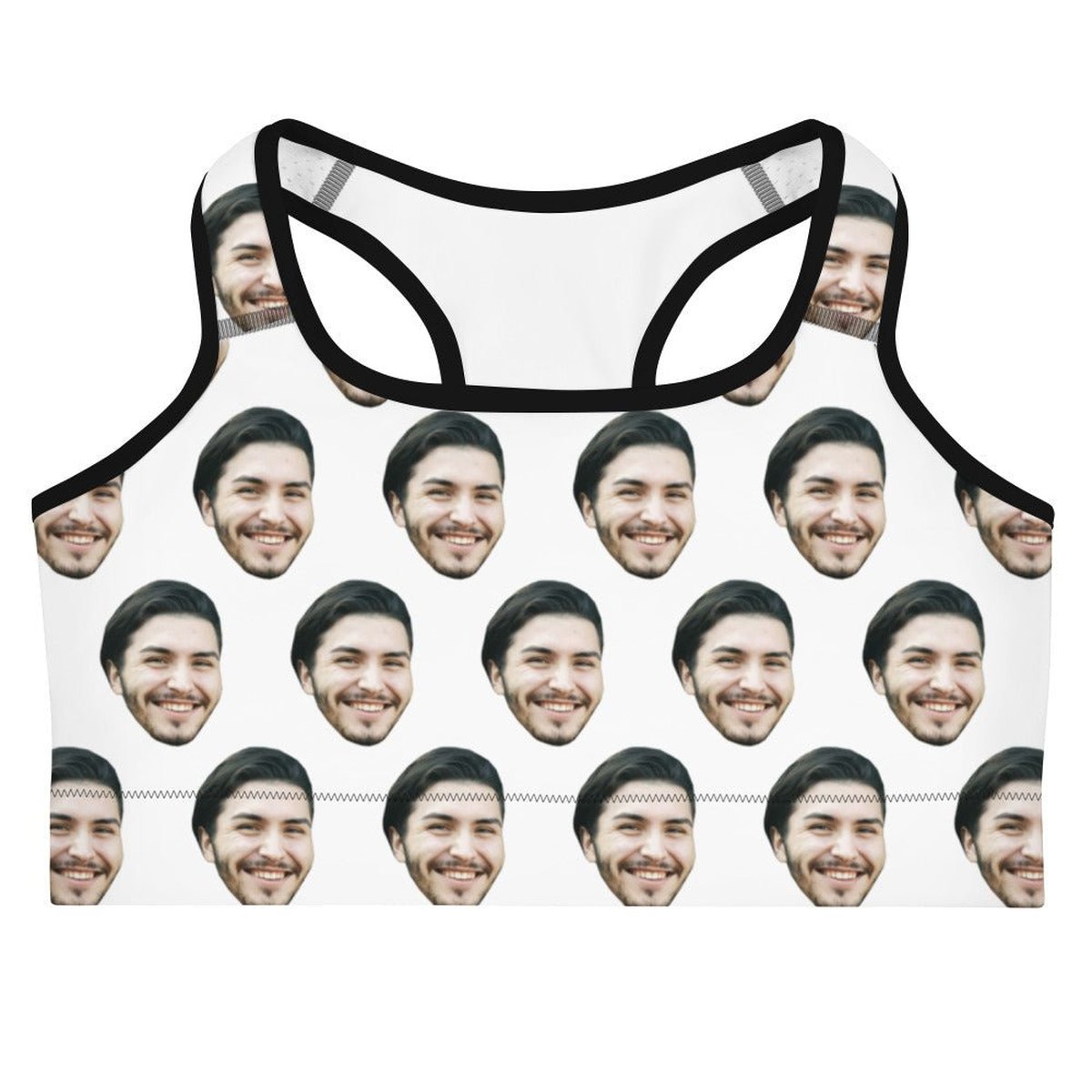 Custom Face Sports Bra Secondary image